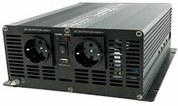 solartronics Инвертор NM 12V auf 230V 2000 / 4000 Watt Модифицирана синусоида USB - черен (0112201)