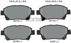 TEXTAR set placute frana, frana disc TEXTAR 2477801 (2477801)