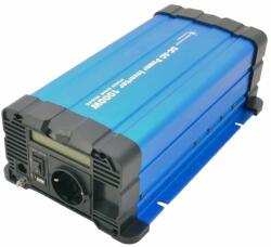 solartronics Инвертор fs1000d 12v 1000 вата, Пълна синусоида с дисплей - синя серия (fs1000d12v)