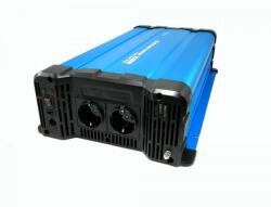 solartronics Инвертор fs3000dr 12v до 230v 3000 w, Пълна синусоида с дистанционно управление по избор - синя серия (fs3000dr12v)