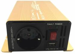 solartronics Инвертор np 12v 300 w usb 2.1a Пълна синусоида - златна серия (0212031ge)