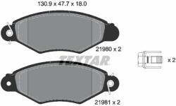 TEXTAR set placute frana, frana disc TEXTAR Q+ 2198004 (2198004)