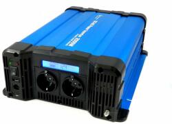 solartronics Инвертор fs2000d 12v 2000 w, Пълна синусоида с дисплей - синя серия (fs2000d12v)