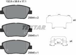 TEXTAR set placute frana, frana disc TEXTAR 2564401 (2564401)