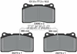 TEXTAR set placute frana, frana disc TEXTAR Q+ 2427301 (2427301)