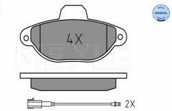 MEYLE set placute frana, frana disc MEYLE -ORIGINAL: True to OE. 025 214 3616 (025 214 3616)