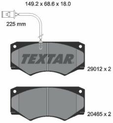 TEXTAR set placute frana, frana disc TEXTAR 2901201 (2901201)