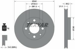 TEXTAR Disc frana TEXTAR 92110300 (92110300)