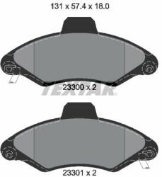 TEXTAR set placute frana, frana disc TEXTAR 2330002 (2330002)