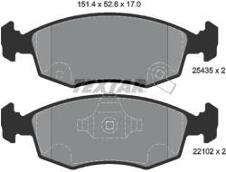TEXTAR set placute frana, frana disc TEXTAR Q+ 2543501 (2543501)