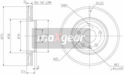 MAXGEAR Disc frana MAXGEAR 19-2334 (19-2334)
