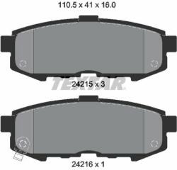 TEXTAR set placute frana, frana disc TEXTAR 2421501 (2421501)