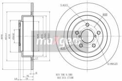 MAXGEAR Disc frana MAXGEAR 19-2357 (19-2357)