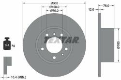 TEXTAR Disc frana TEXTAR PRO 92042103 (92042103)