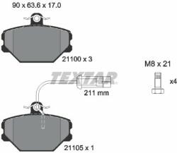TEXTAR set placute frana, frana disc TEXTAR 2110005 (2110005)