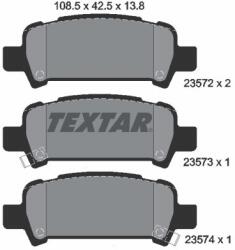TEXTAR set placute frana, frana disc TEXTAR 2357202 (2357202)