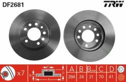 TRW Disc frana TRW DF2681 (DF2681) - automobilus