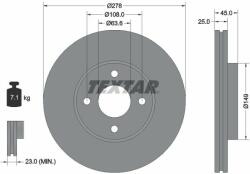 TEXTAR Disc frana TEXTAR PRO 92159003 (92159003)