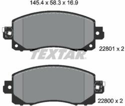 TEXTAR set placute frana, frana disc TEXTAR 2280001 (2280001)