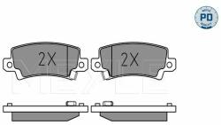 MEYLE set placute frana, frana disc MEYLE -PD: Advanced performance and design. 025 238 1616/PD (025 238 1616/PD)