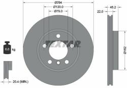 TEXTAR Disc frana TEXTAR PRO+ 92277805 (92277805)