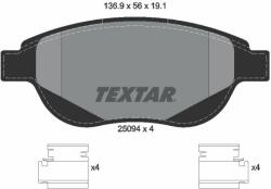 TEXTAR set placute frana, frana disc TEXTAR Q+ 2509401 (2509401)