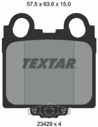 TEXTAR set placute frana, frana disc TEXTAR 2342901 - automobilus