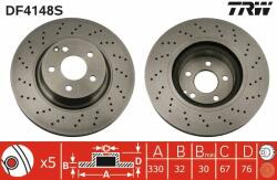 TRW Disc frana TRW SINGLE DF4148S (DF4148S)