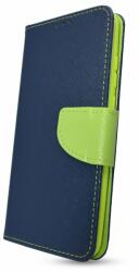 Fancy Husă Fancy Book pentru Samsung Galaxy A02s A025 - lime albastru