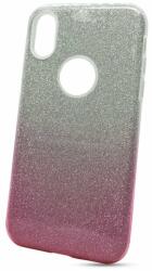 Shimmer Husă 3in1 Shimmer TPU pentru iPhone X / Xs - roz-argintiu *