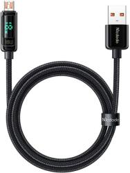 Mcdodo Digital Pro USB-A adatkábel MicroUSB-hez, QC4.0, 1, 2 m, 3A, fekete (CA-7480)