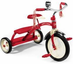 Radio Flyer Tricicleta Radio Flyer Classic Red Dual Deck, 2-5 ani (RF 433A) - ookee