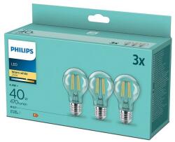 Philips KÉSZLET 3x LED Izzó VINTAGE Philips E27/4, 3W/230V 2700K 8718699777753 (P5080)