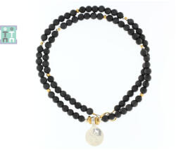  Colier din Obsidian Curcubeu Rotund 4-4, 9 mm - Accesorii de Argint 925 - GF - concepttropic - 119,00 RON