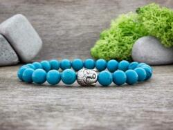 R. M. ékszer Fenséges Buddha türkiz ásvány karkötő (8677-RM-17)