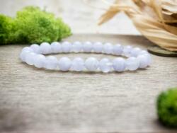 R. M. ékszer Kalcedon ásvány karkötő (3772-RM-17)