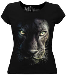  Fekete párduc - Női Pamut Póló -XL