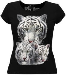  Fehér tigris - Női Pamut Póló -S