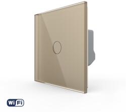 LIVOLO Intrerupator Simplu Wi-Fi LIVOLO cu Touch - Serie Noua - culoare auriu