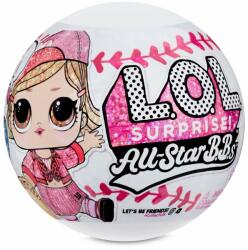 MGA Entertainment Papusa LOL Surprise All Star B. B. s, Baseball, 8 Surprize, S1 Papusa