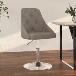 vidaXL Scaun de bar, gri închis, material textil (339301)