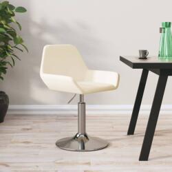 vidaXL Scaun de bar, crem, material textil (339350)