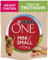 ONE 9 kg (6 x 1, 5 kg) PURINA ONE Mini Weight Control / Sterilised pulyka & csirke száraz kutyatáp