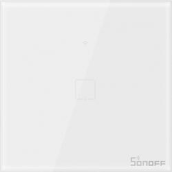 SONOFF Intrerupator simplu cu touch Sonoff T1EU1C Wi-Fi + RF Alb (sonoff t1 eu 1c)
