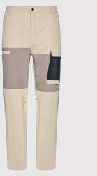 New Balance Pantaloni din material MP21502 Bej Relaxed Fit