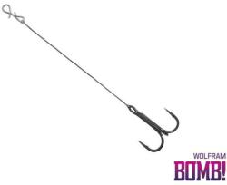 Delphin Bomb Twisto Rigs Wolfram 10 cm #4 pergető előke 3db (669004010)