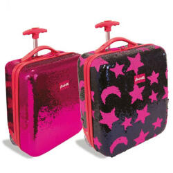 Nice Group Girabrilla cu paiete valiză pentru copii pe roți, 2 culori Nice Group (NC02523) Valiza