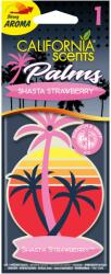 California Scents Palms Autós légfrissítő, Shasta Strawberry aroma (CS-2981-PALMS)