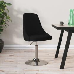 vidaXL Scaun de bar, negru, material textil (339327)