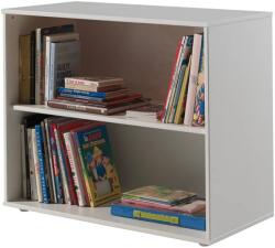 Vipack Bibliotecă „Pino cu 2 niveluri, alb, lemn PIHSBI14 (442730)